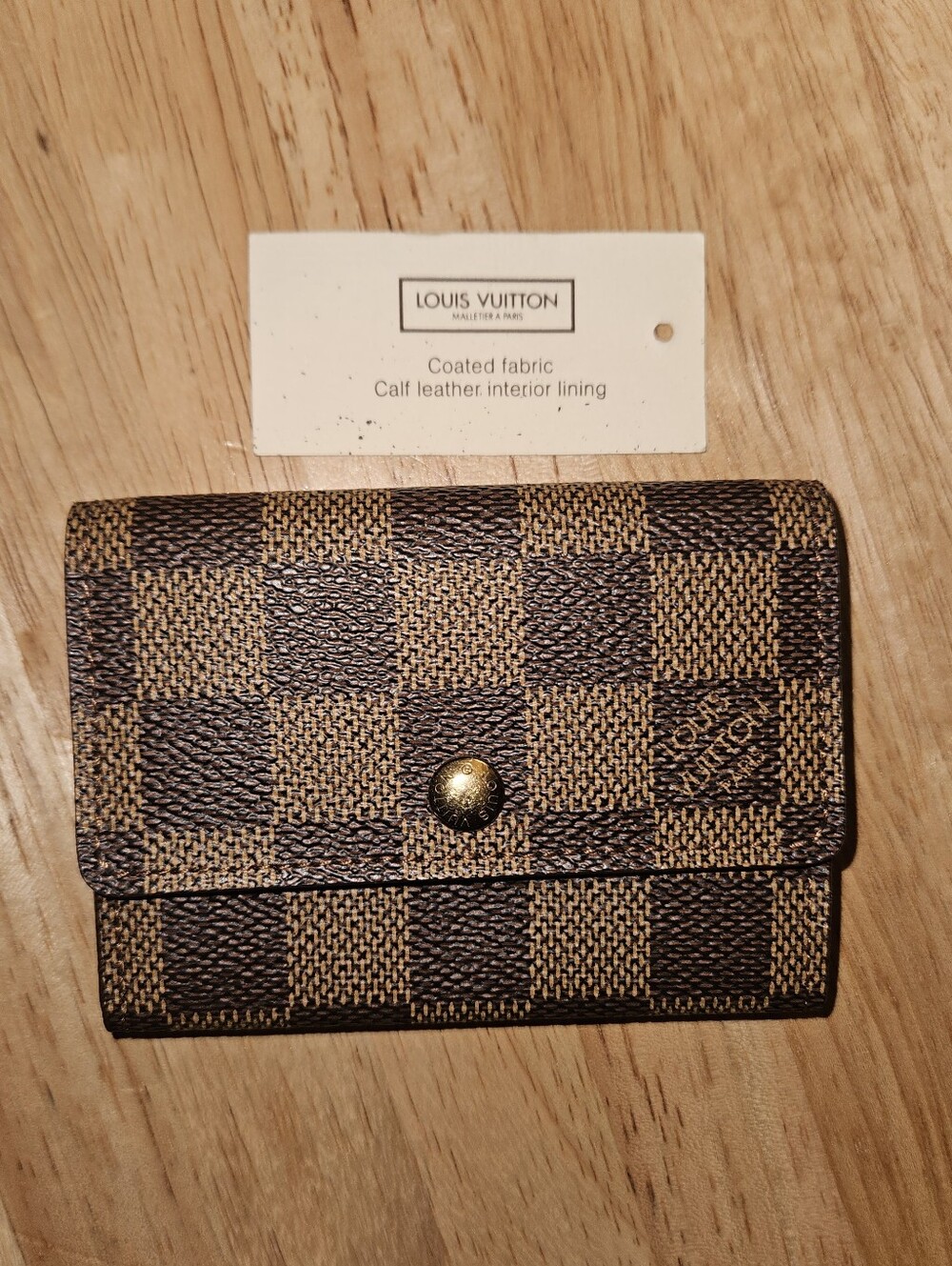 Louis Vuitton Damier Ebene Small Card Case